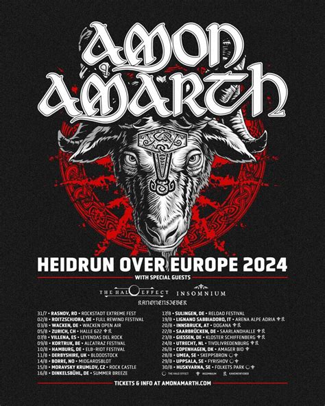 TOUR — Amon Amarth